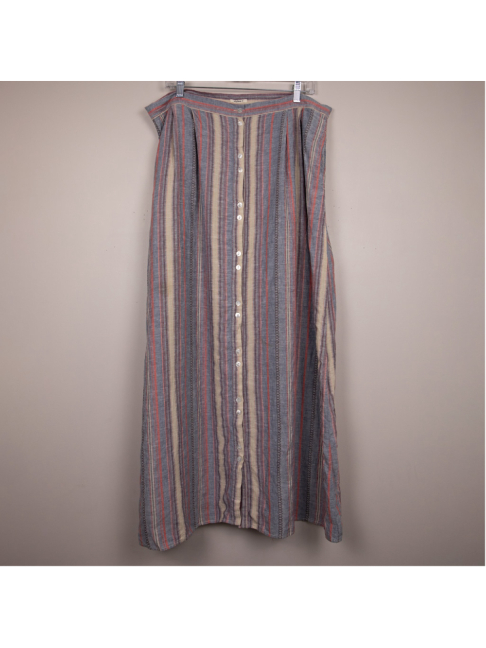 Dylan multicolor striped maxi skirt-12